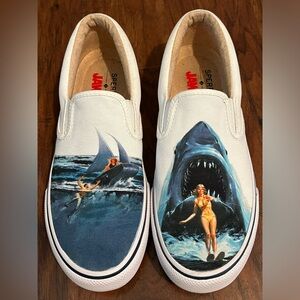 Sperry X Jaws 40th Anniversary Slip On Boat Shoes Men Size 8.5